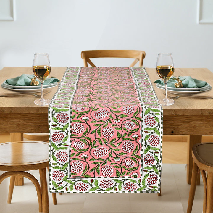 Strawberry Pink Table Runners