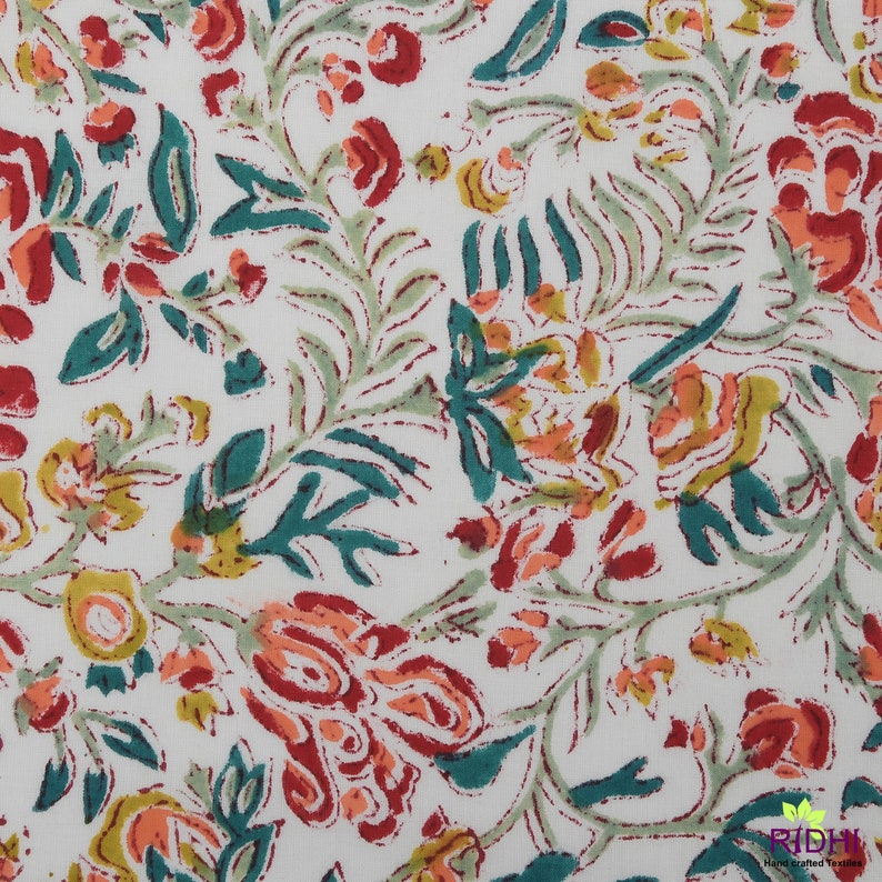 Sangria Red and Ginger Orange Scallop Embroidery Napkins