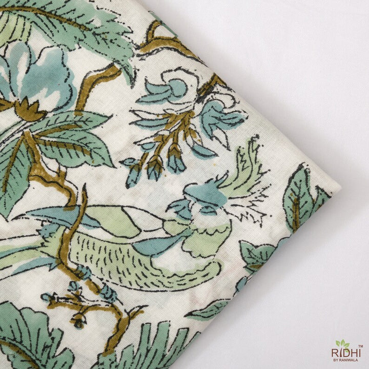 Russian Green, Peanut Brown Scallop Embroidery Napkins