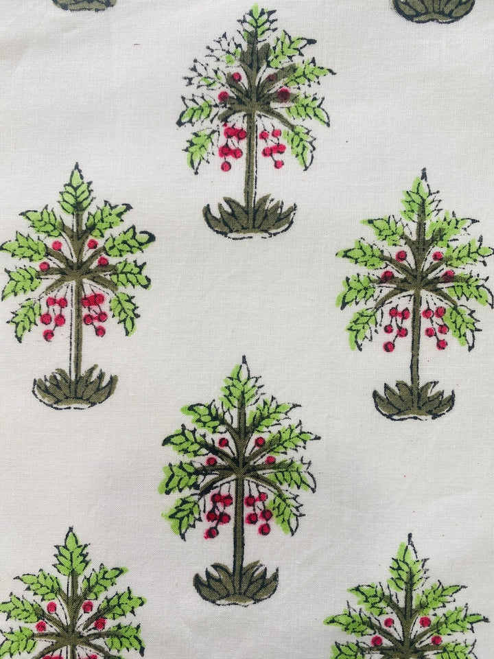 Mix Bag of Indian Floral Printed Cotton Cloth Christmas Stocking