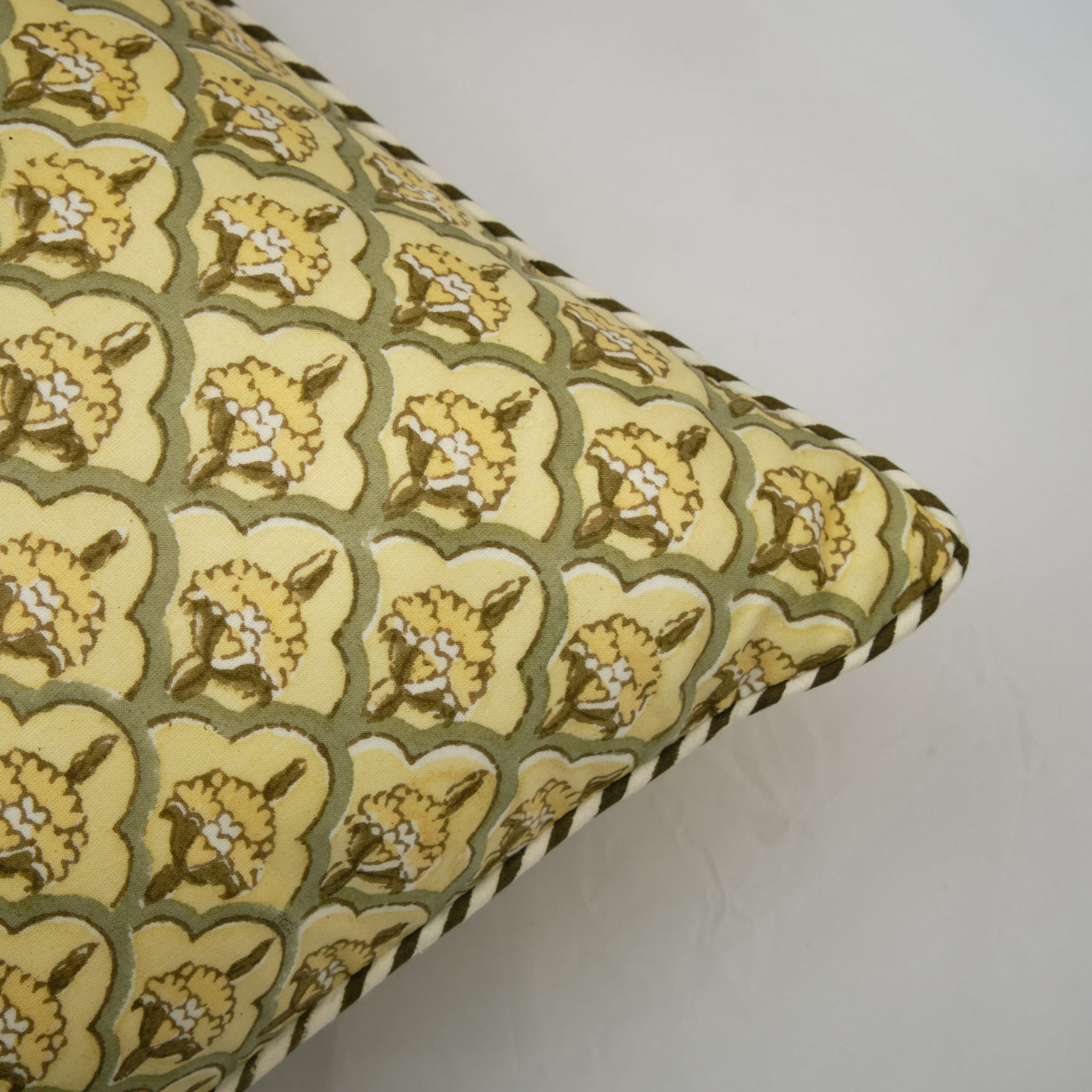 The Fabricrush  Pillowcases & Shams Yellow Lily Cushion Cover