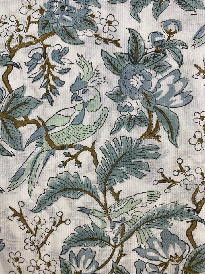 Hand-Block Printed Russian Green Napkins Product Image 3