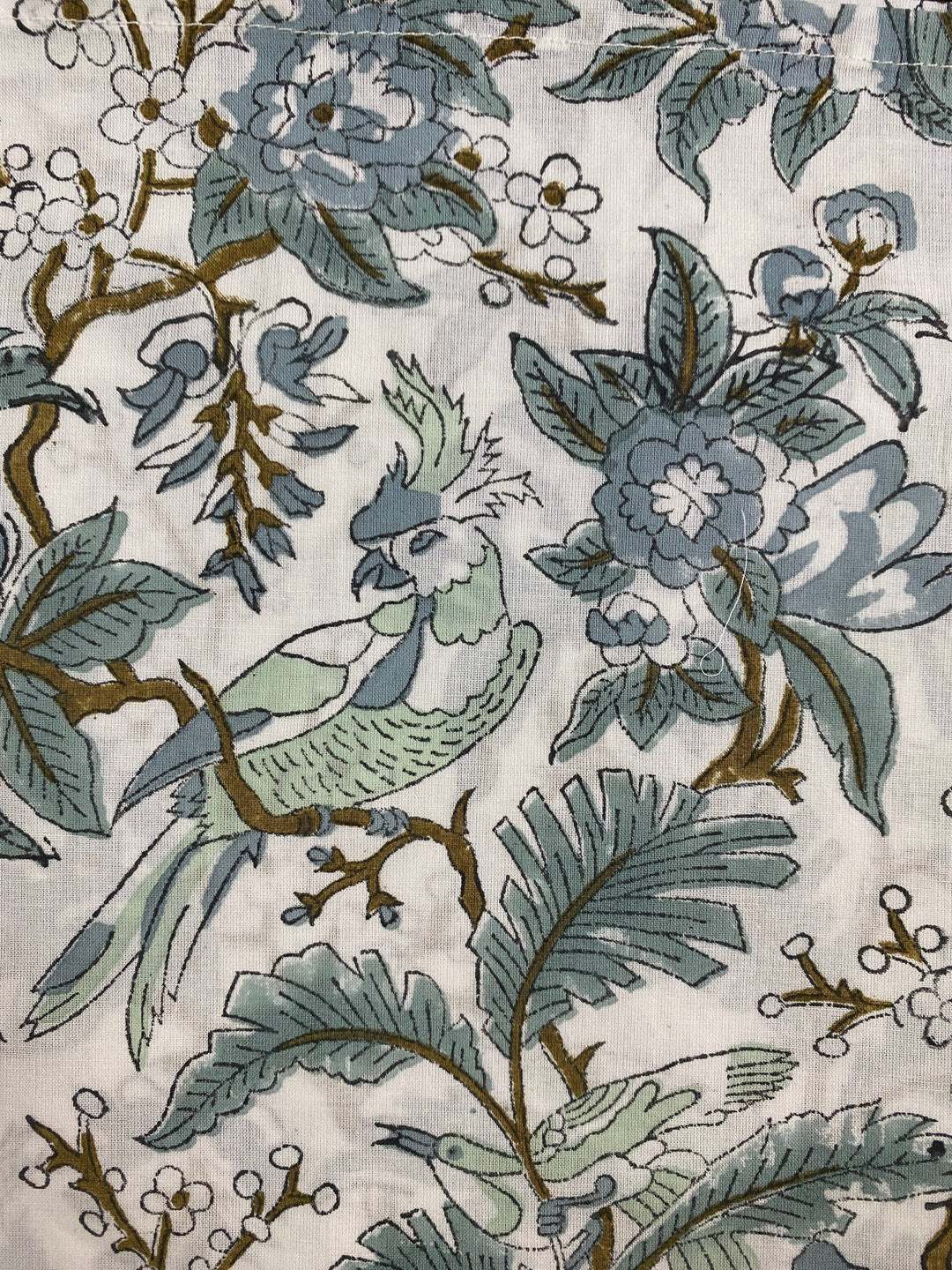 Hand Block Printed Russian Green Napkins Product Image 4