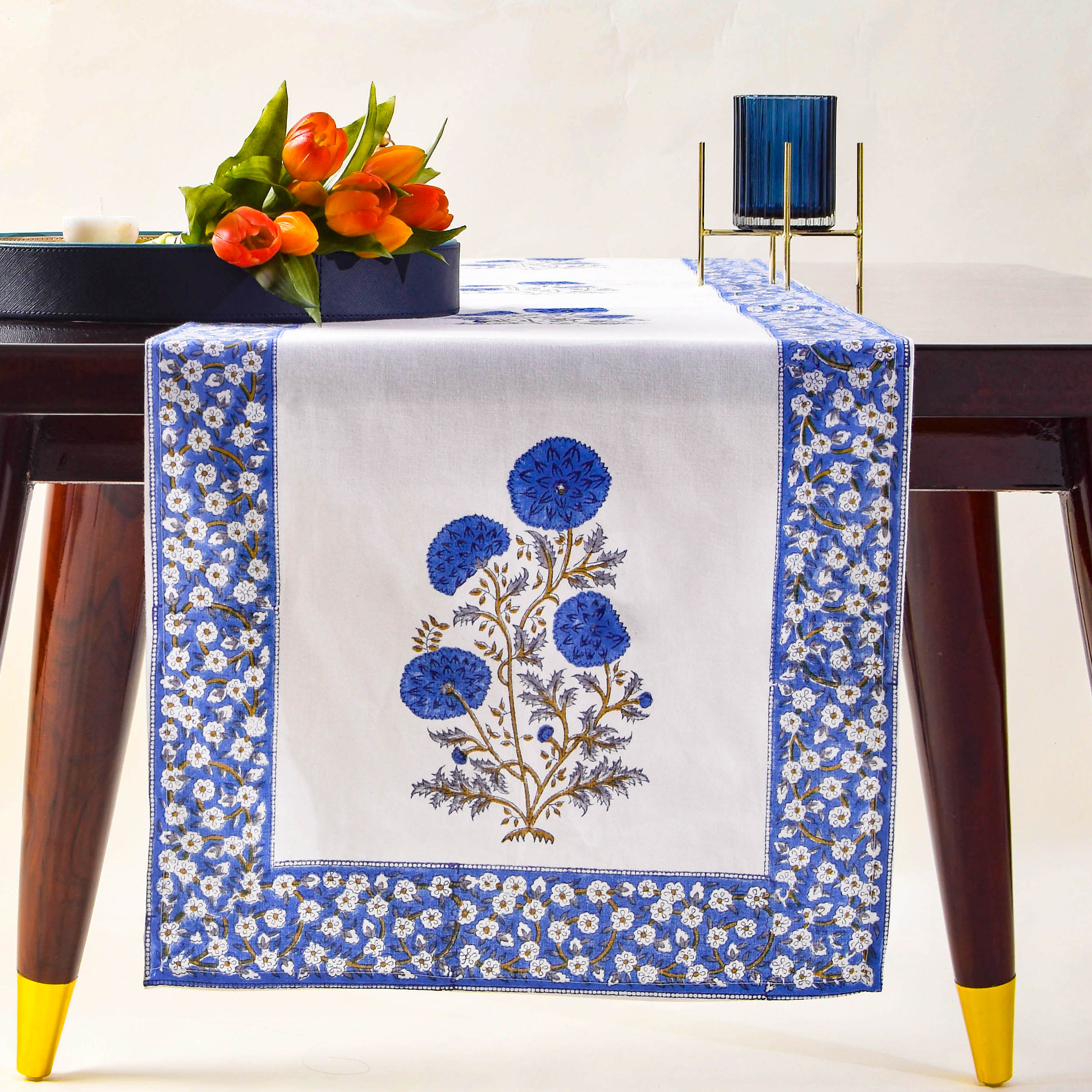 Lapis Blue Table Runner