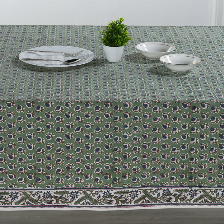 Basil Green Tablecloth Product Image 2