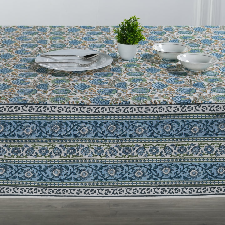 Asparagus Green Open Base Tablecloth Product Image 2