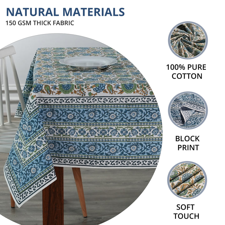 Asparagus Green Open Base Tablecloth Product Image 5