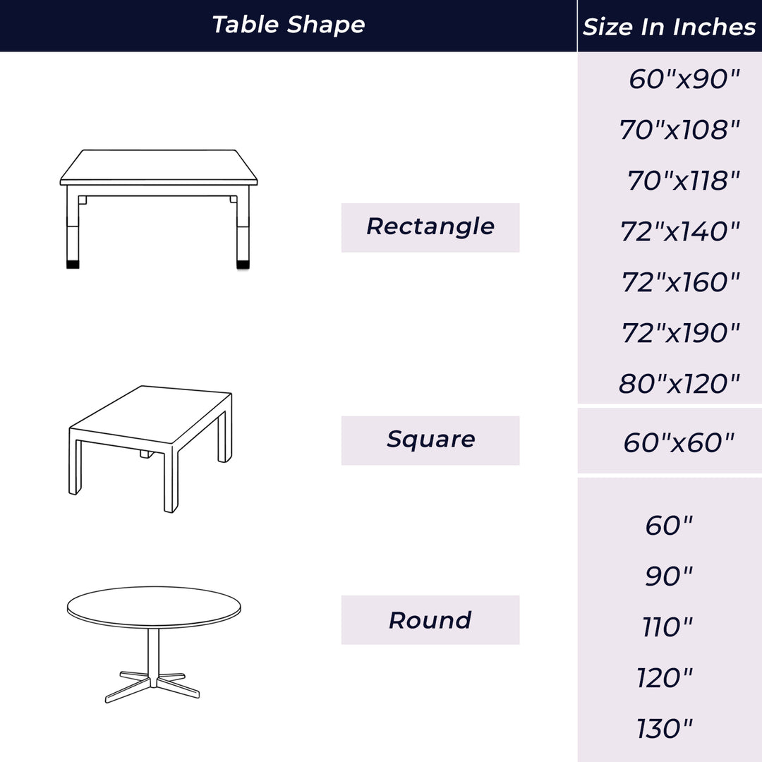 White Cotton Cloth Round Tablecloth