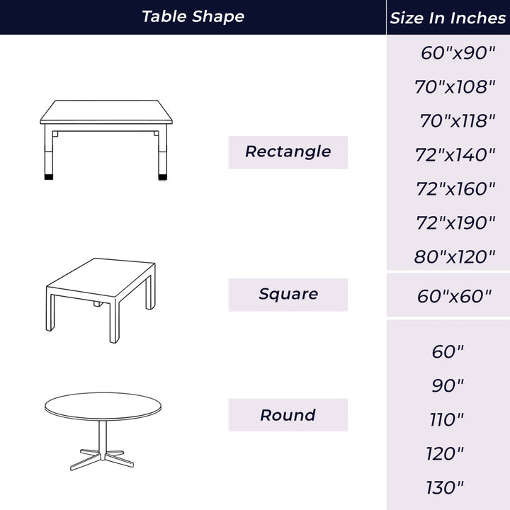 White Cotton Cloth Round Tablecloth