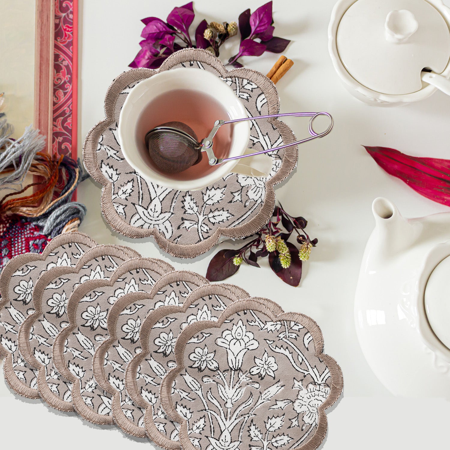 Taupe Gad Coasters