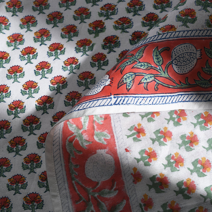 Mecca Orange Round Tablecloth