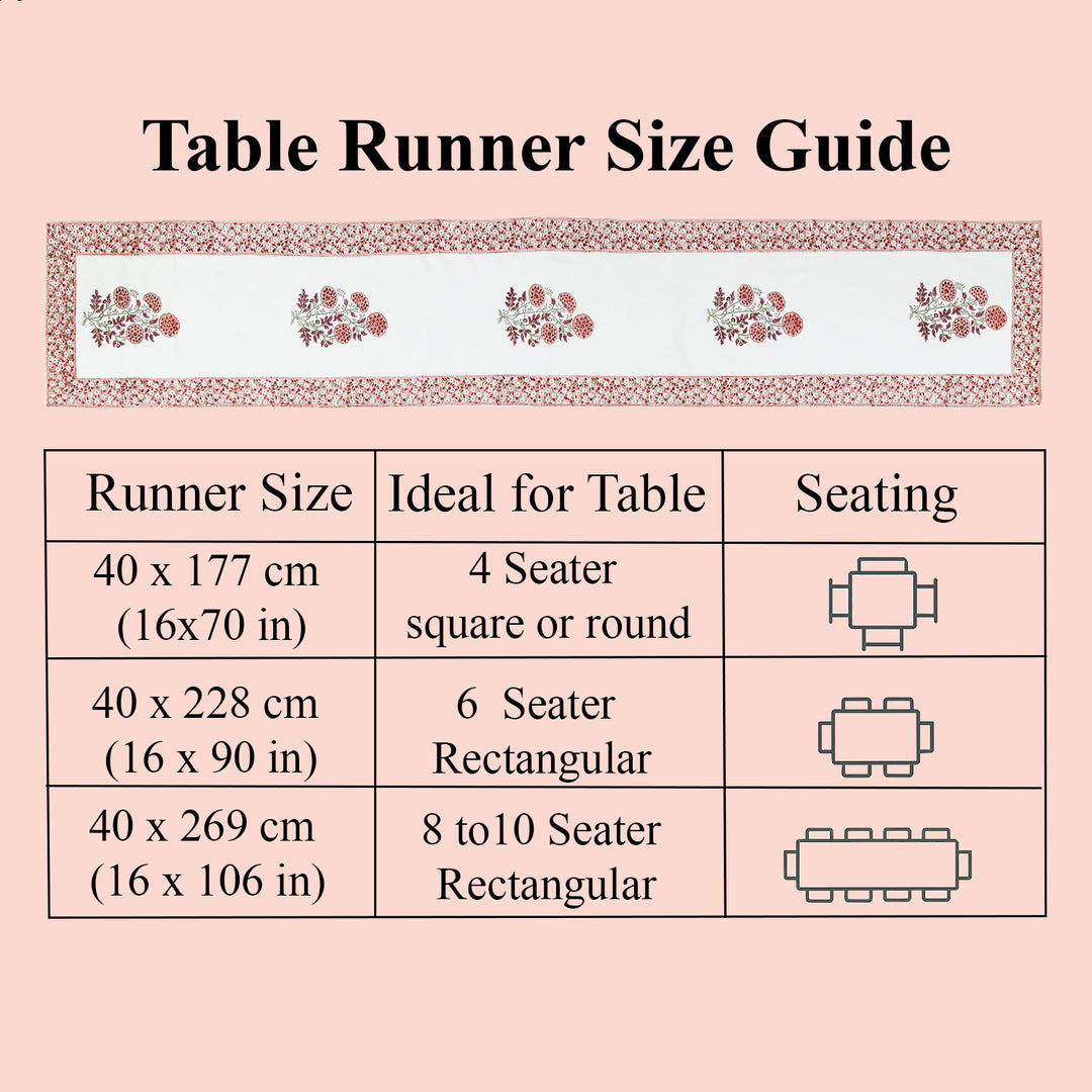 Falun Red Table Runner