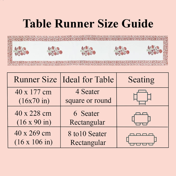 Falun Red Table Runner