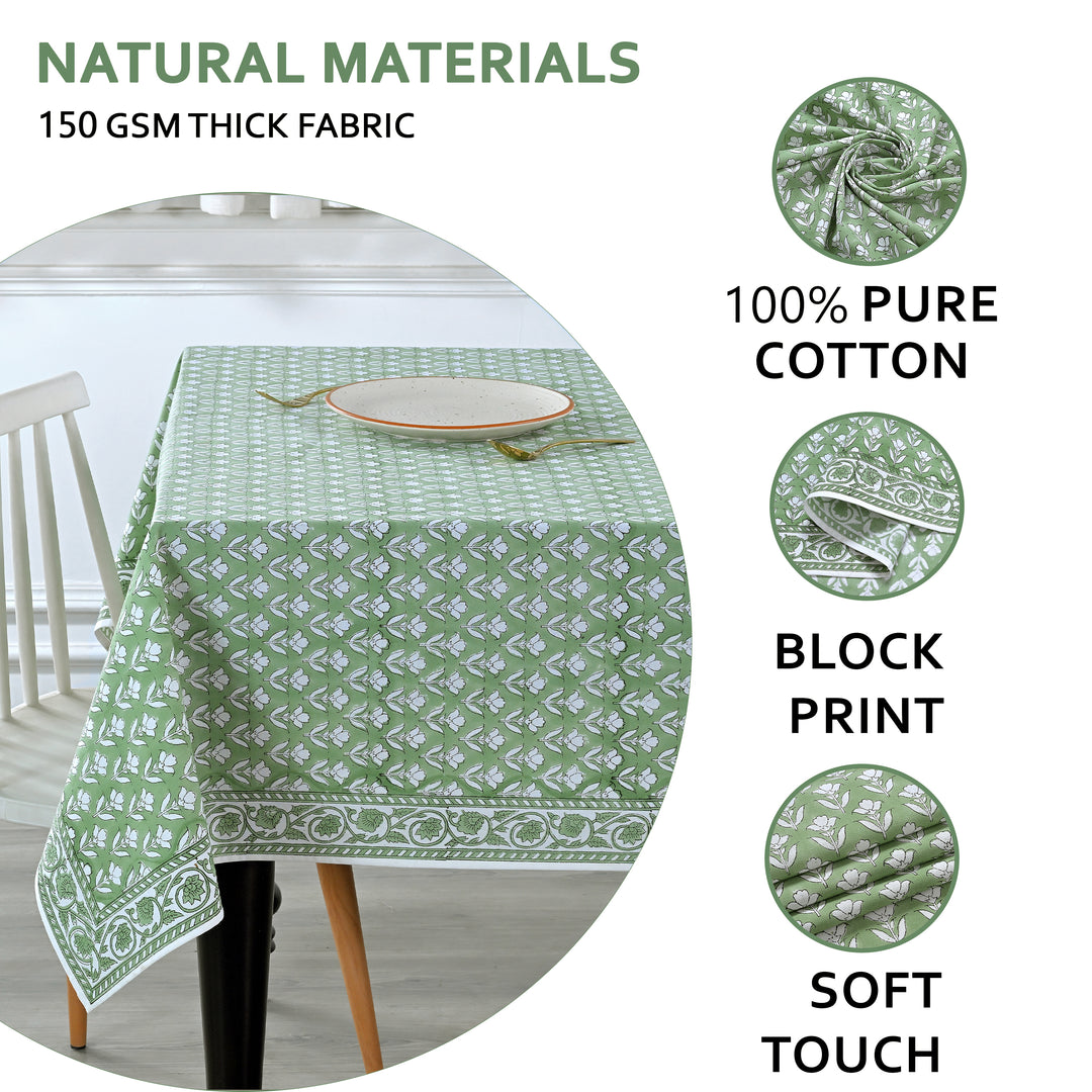Verdant Floral Tablecloth Product Image 6