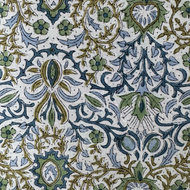 Indigo Floral Tablecloth