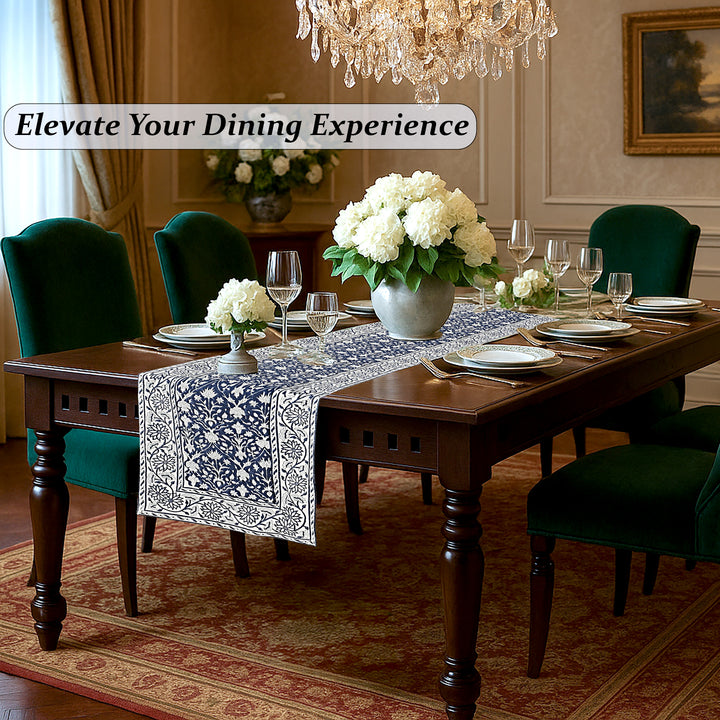 Prussian Blue Table Runner