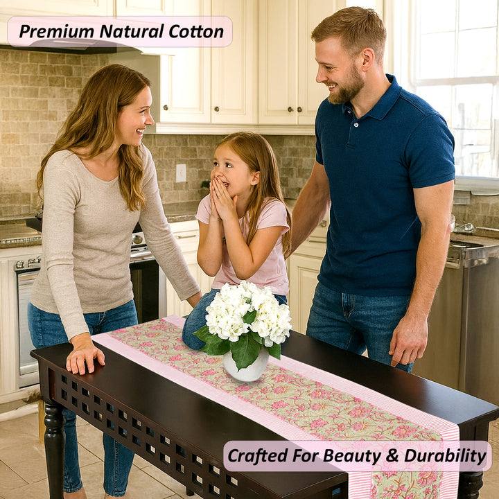 Pistachio Green Table Runner