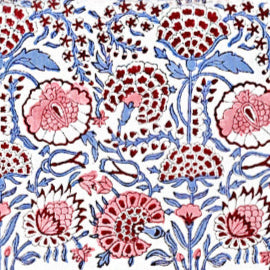 Pigeon Blue and Flamingo Pink Table Runner