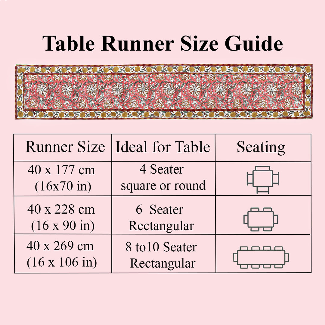 Candy Pink Table Runner