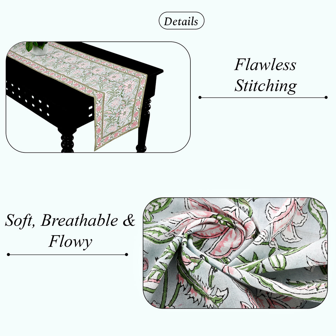 Ice Blue Table Runners