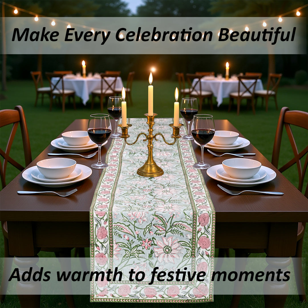 Ice Blue Table Runners
