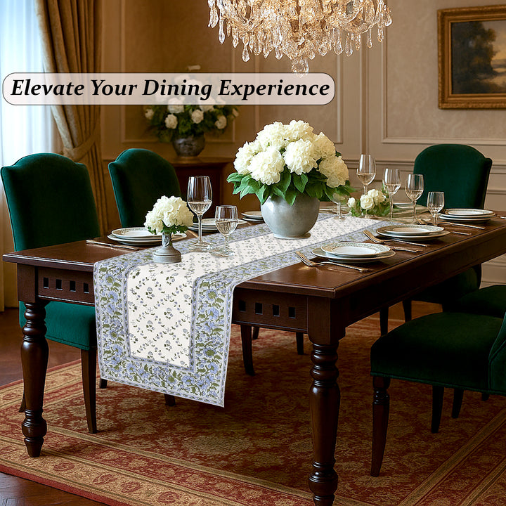 Powder Blue Table Runner