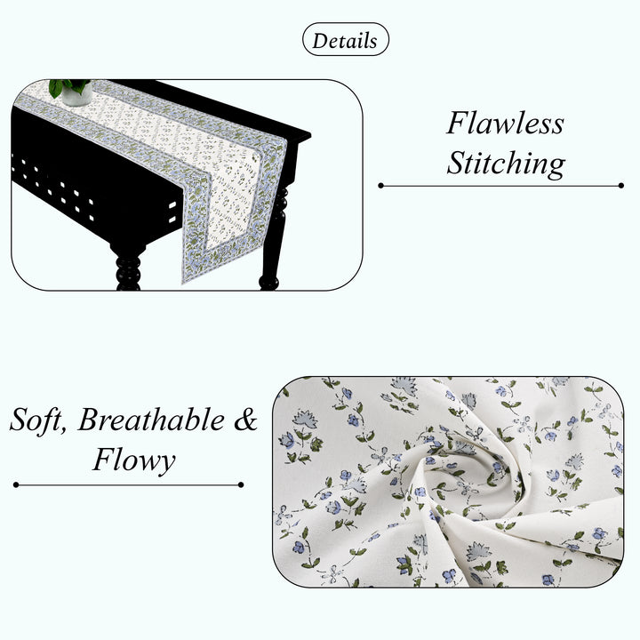 Powder Blue Table Runner
