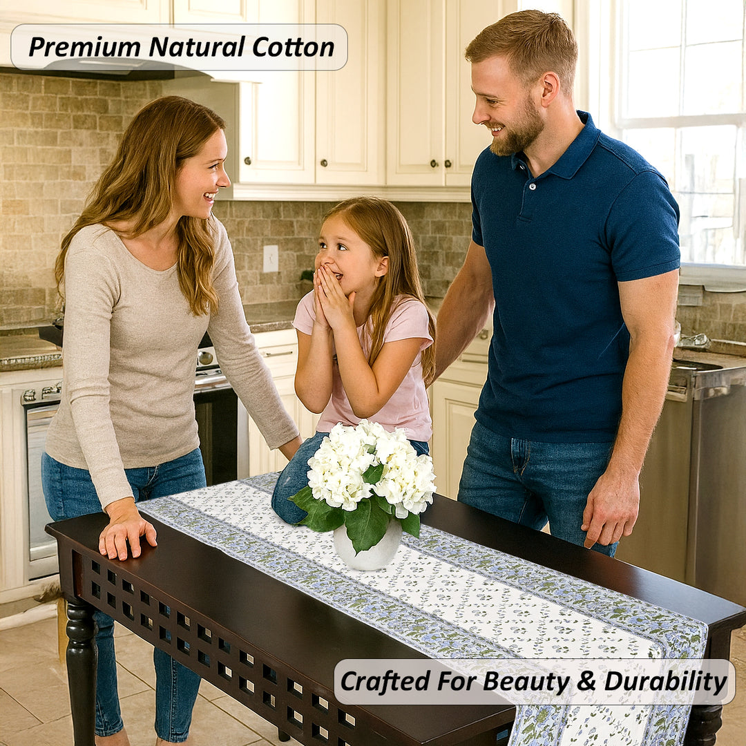Powder Blue Table Runner