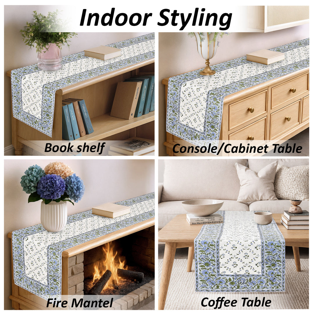Powder Blue Table Runner