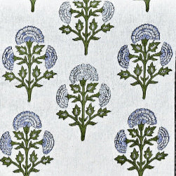 Mughal Buta Blue Table Runner