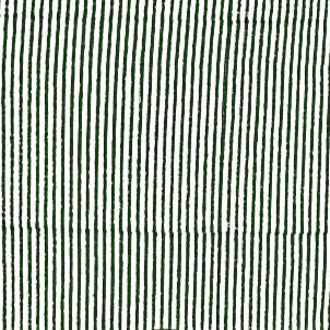 Green Stripes With Green Scalloped Piping Table Runner
