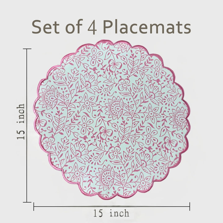 Rose Pink Jal Placemat