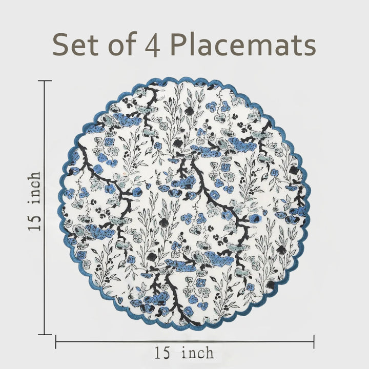 Spruce, Carolina and Powder Blue Placemat