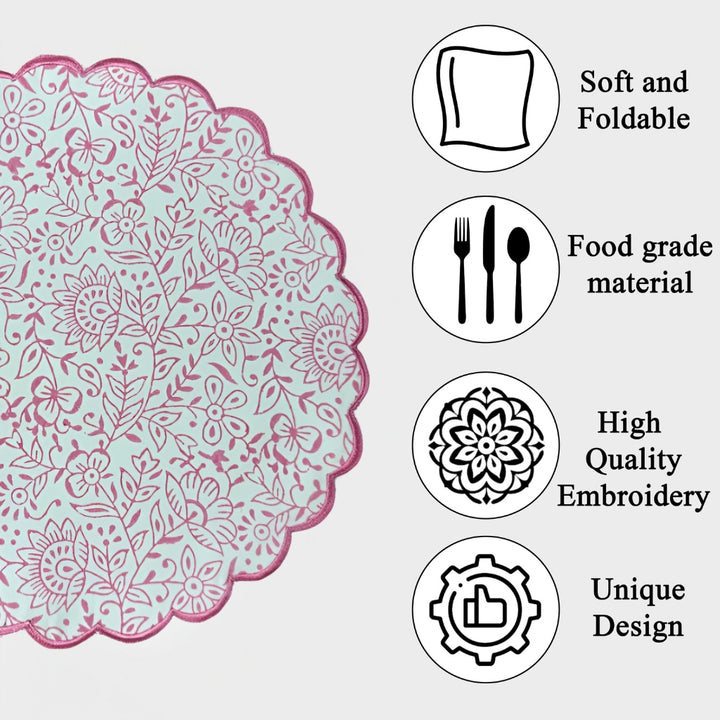 Rose Pink Jal Placemat