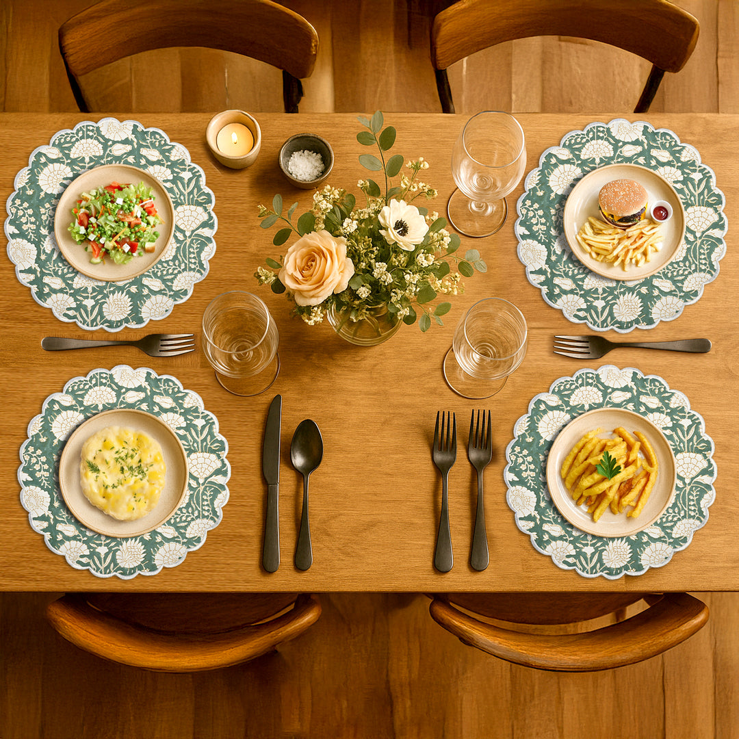 Moss Green Placemats