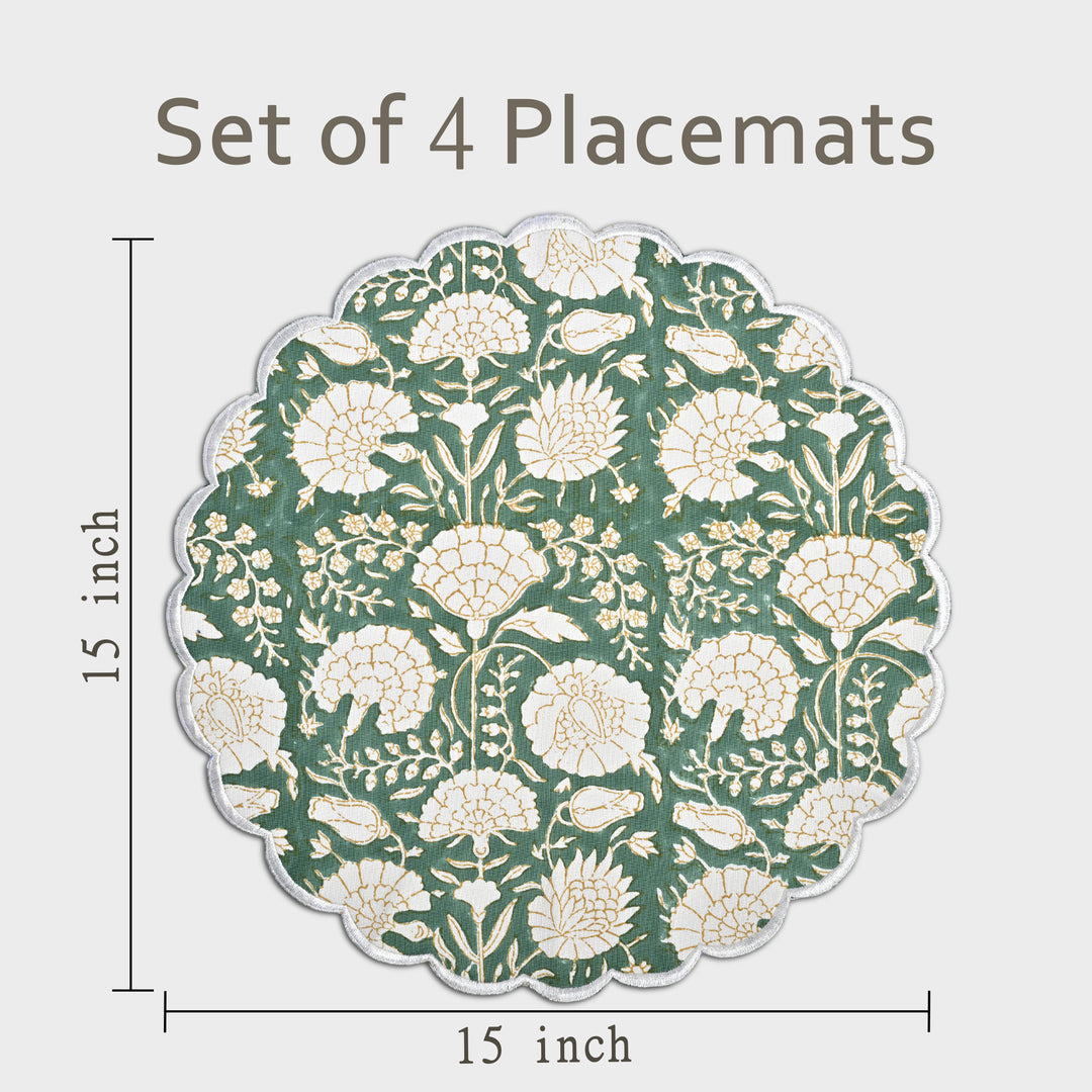 Moss Green Placemats