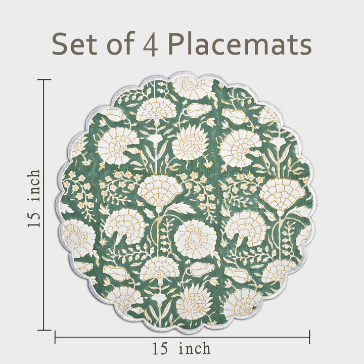 Moss Green Placemats