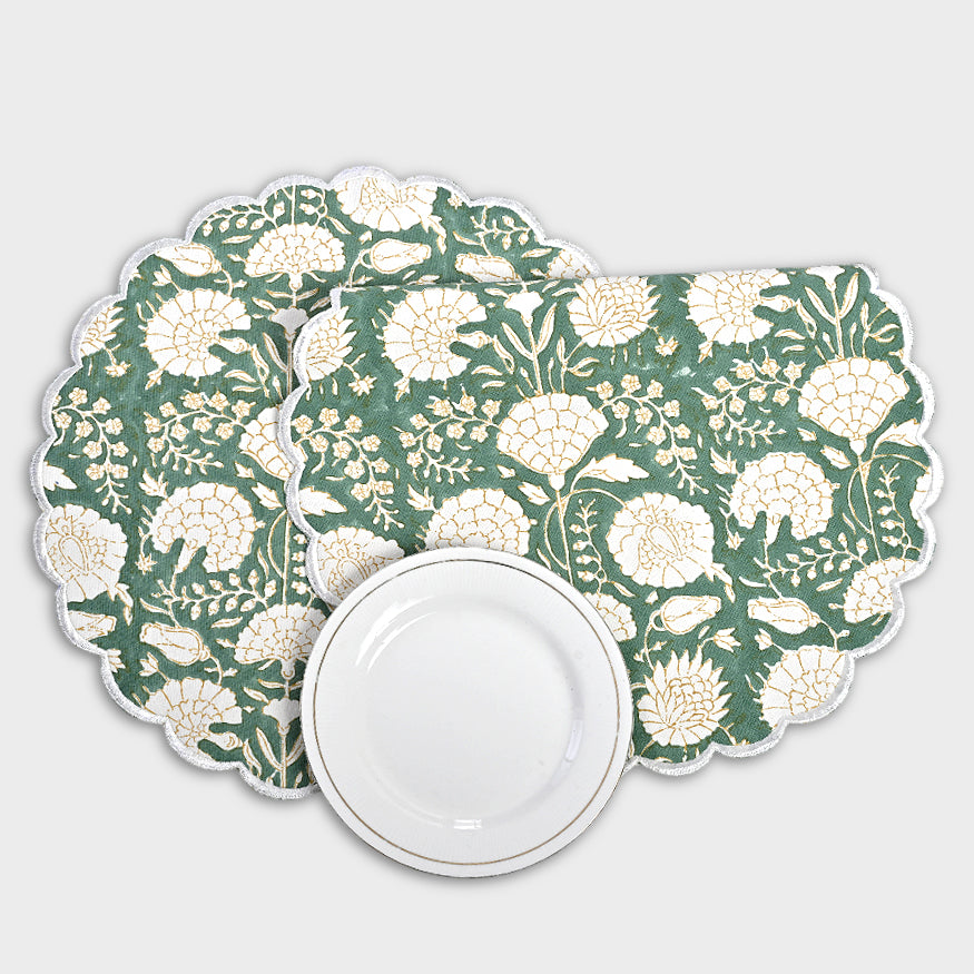 Moss Green Placemats