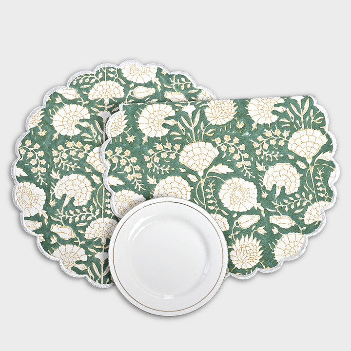 Moss Green Placemats