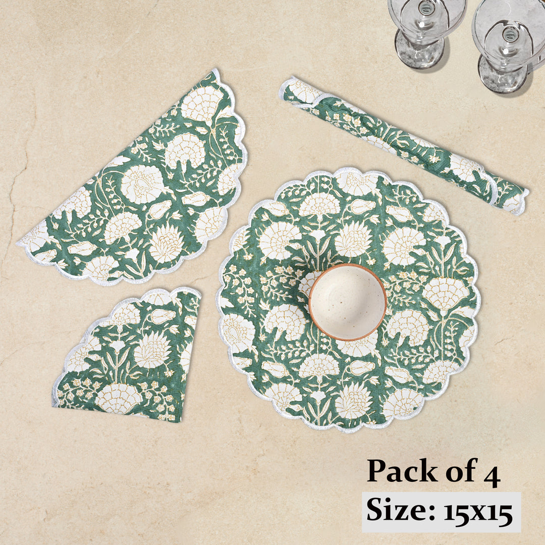 Moss Green Placemats