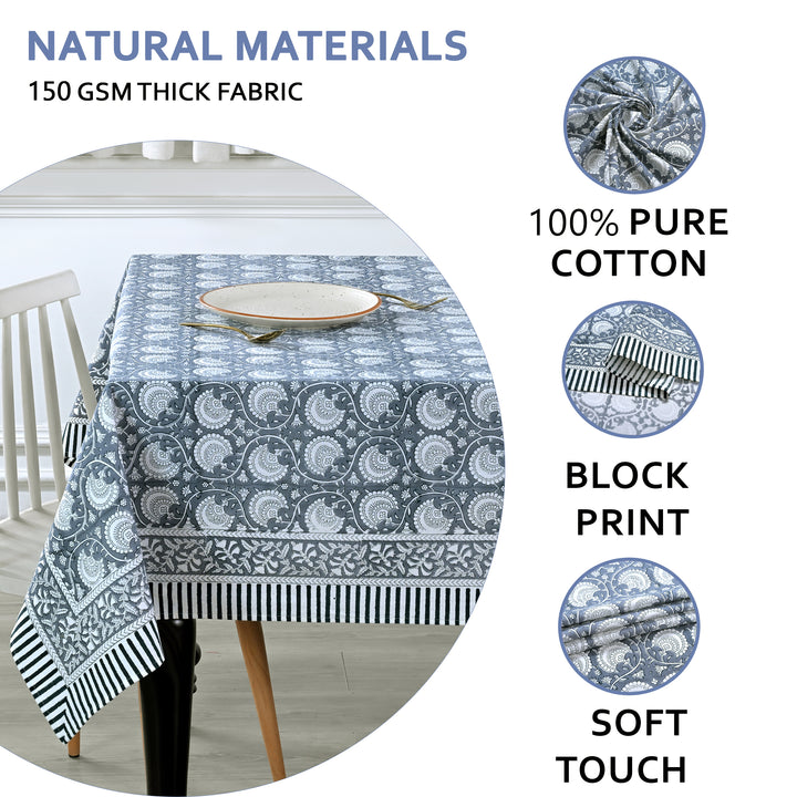 Dusty Indigo Tablecloth