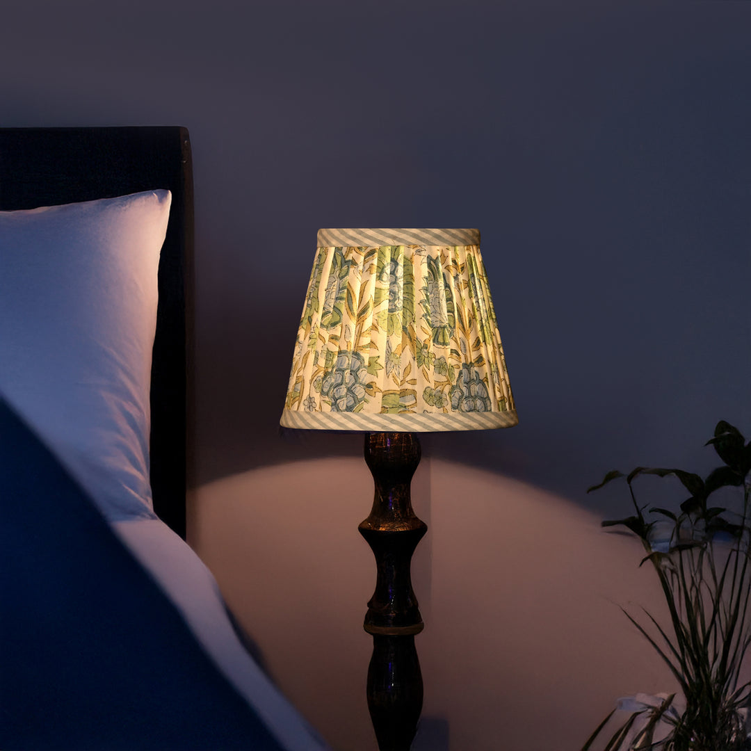 Asparagus Green Pleated Lamp Shade Product Image 7