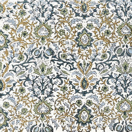 Indigo Floral Table Runner