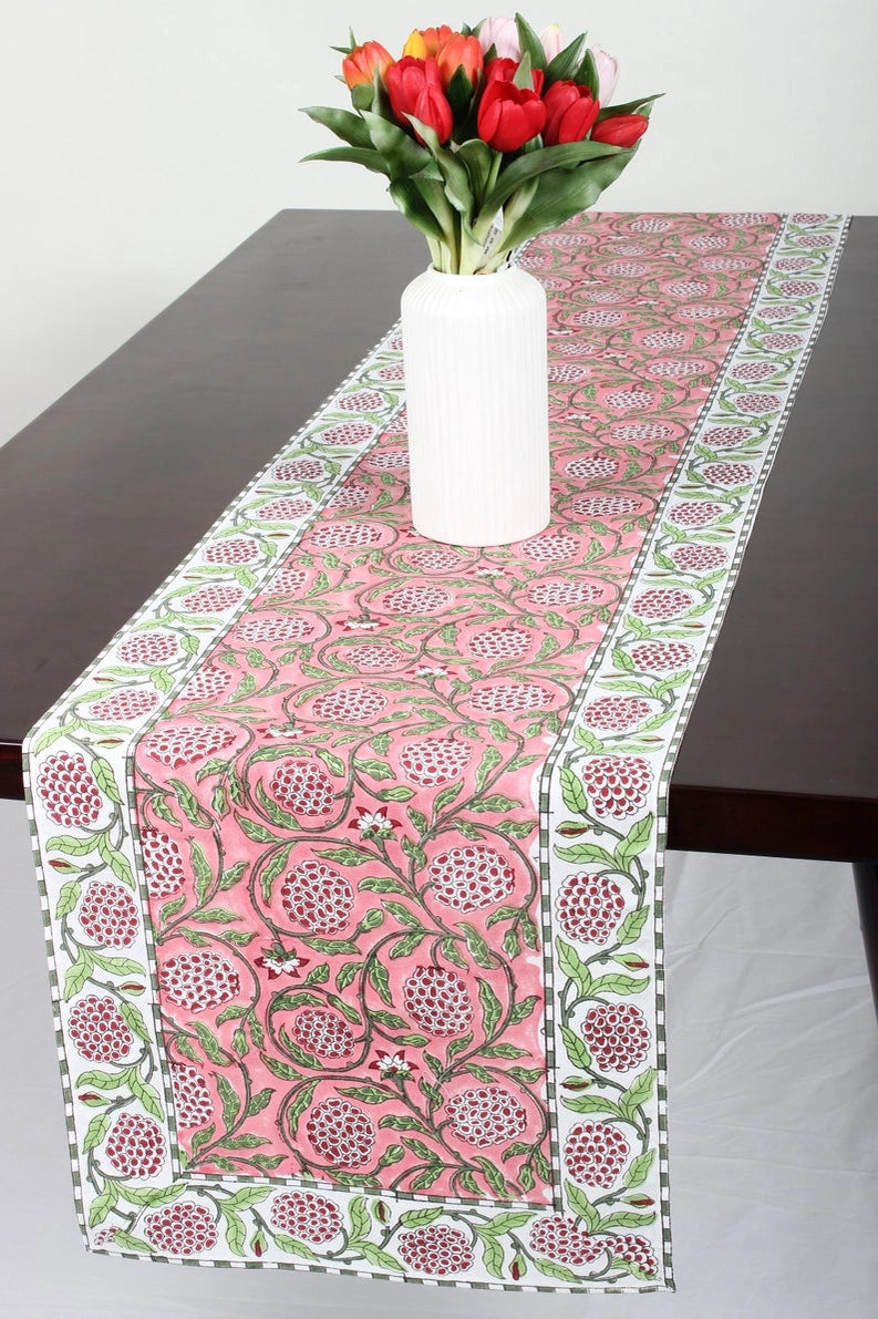Strawberry Pink Table Runners