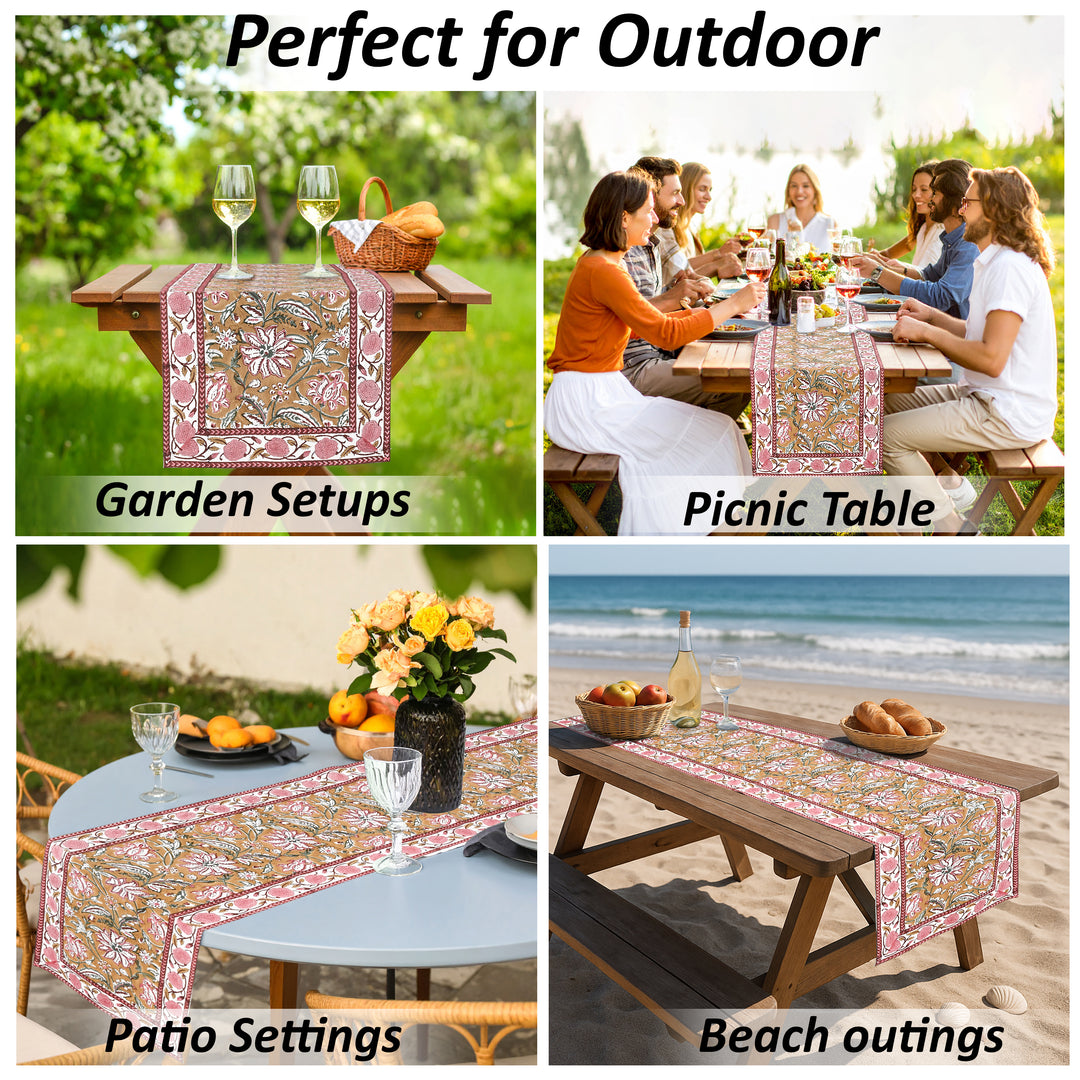 Biscotti Yellow Table Runner