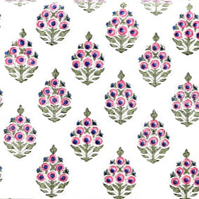 Rudy Blue Border Table Runner