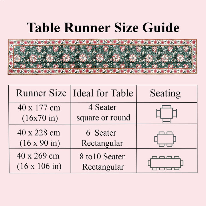 Hunter Green Table Runner