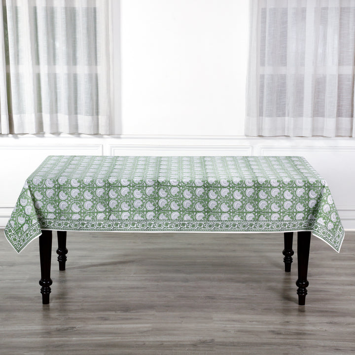 Vintage Green Tablecloth Product Image 5