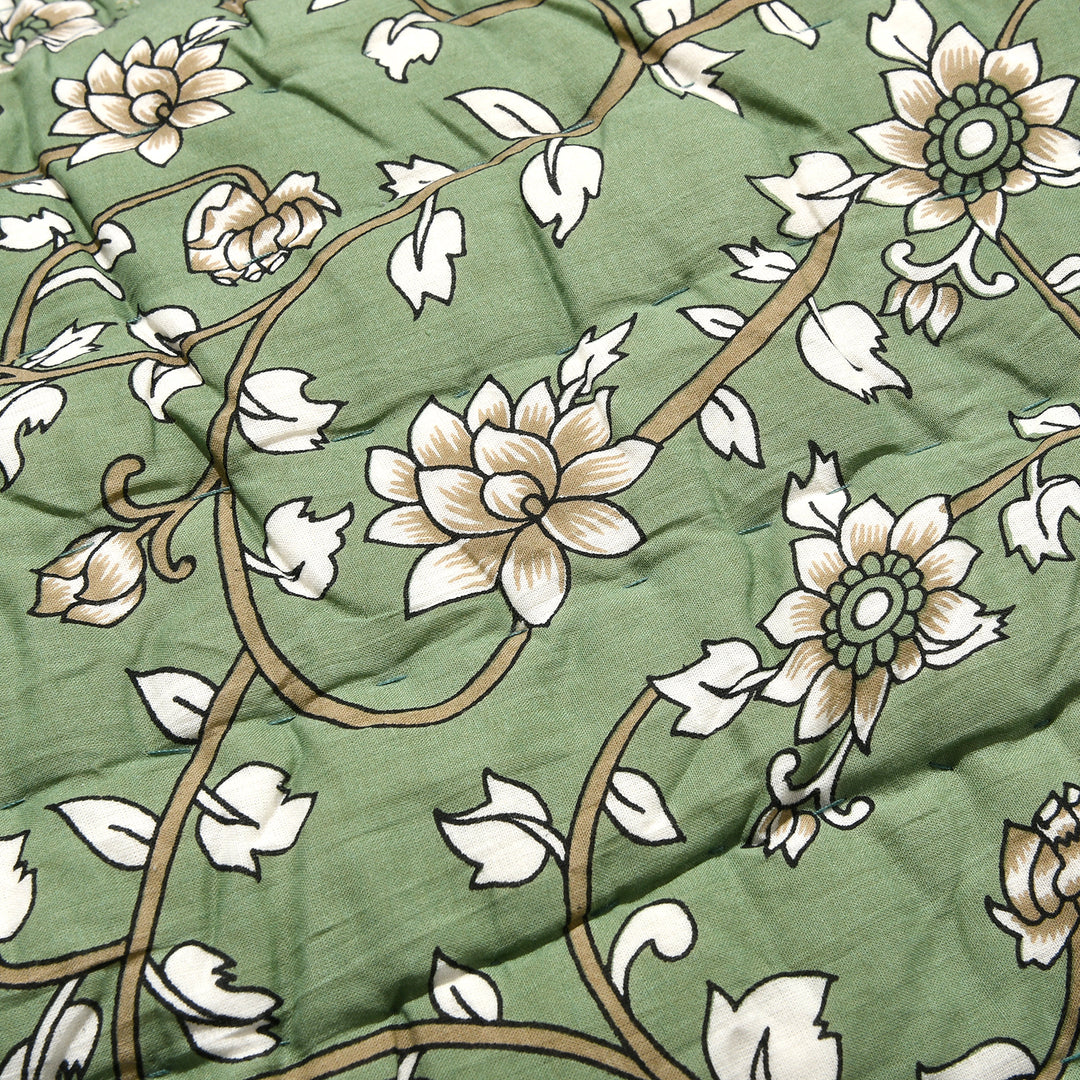 Camouflage Green Cotton Quilt