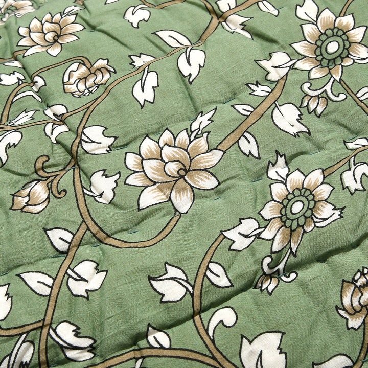 Camouflage Green Cotton Quilt
